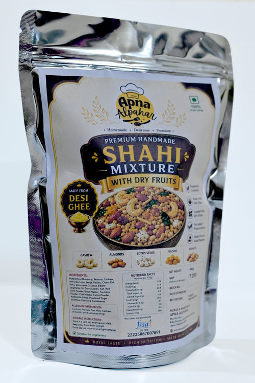 Apna Alpahar Premium Homemade Healthy Mixture with Loaded Dry Fruits 400g