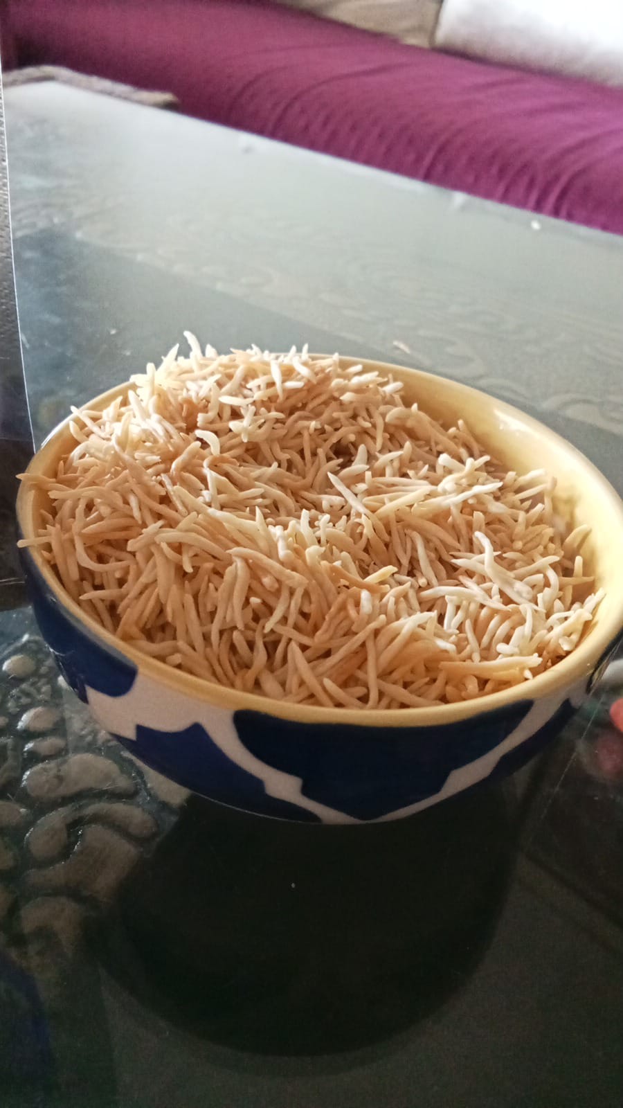 Apna Alpahar  100% Natural Hand Made Roasted Vegetarian Vermicelli/Jave/Sawai/Sevai/Semia 400 Grams