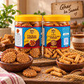 Desi Ghee Gur Thekua and Aata Namakpare Combo 400g