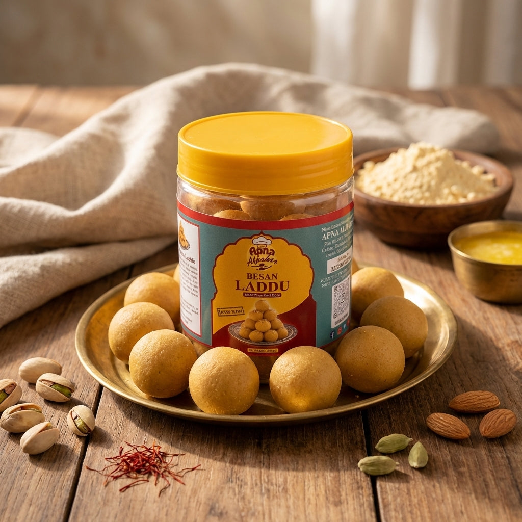 Dry Fruit Besan Laddu