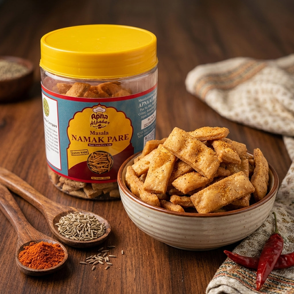 Namak Pare : Made from Aata
